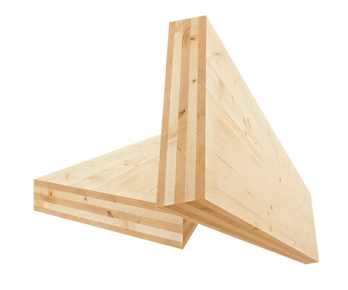 CLT dřevostavby – detail masivních panelů